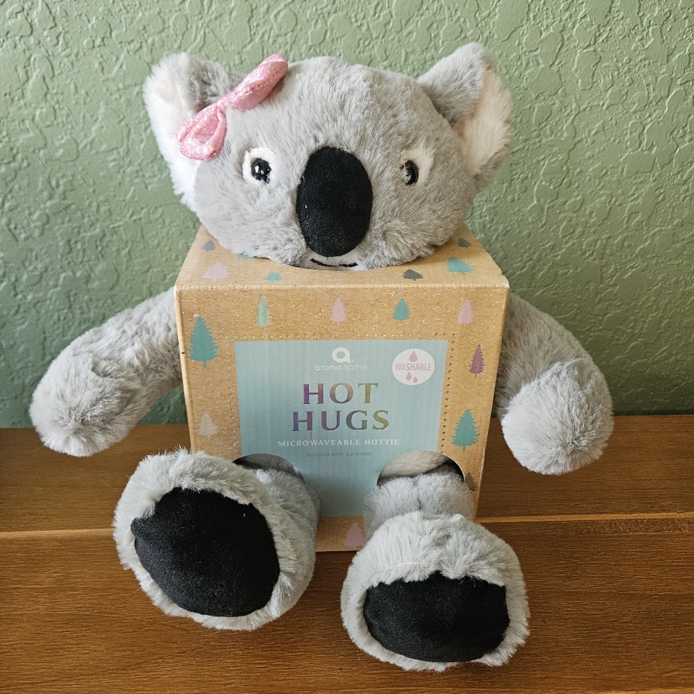 New- Aroma Home Koala Bear Hot Hugs Microwaveable Hottie